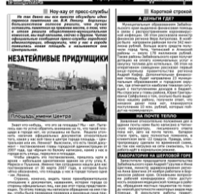borzinskaya gazeta borzya